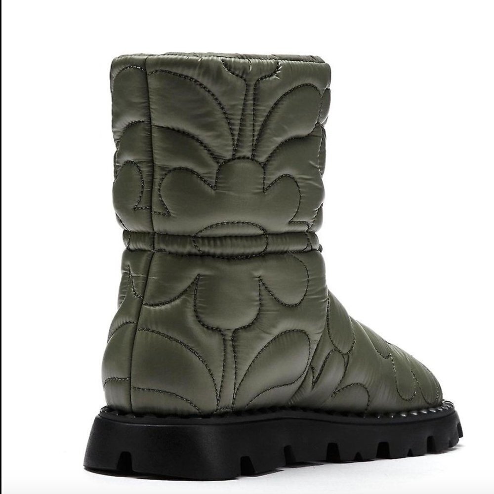 Ash JEWEL Boots In Green Quilted Nylon NEW 36 JB - Picture 3 of 9